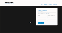 Desktop Screenshot of foreclosuresinar.com