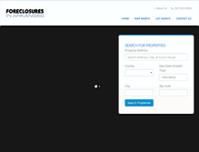 Tablet Screenshot of foreclosuresinar.com
